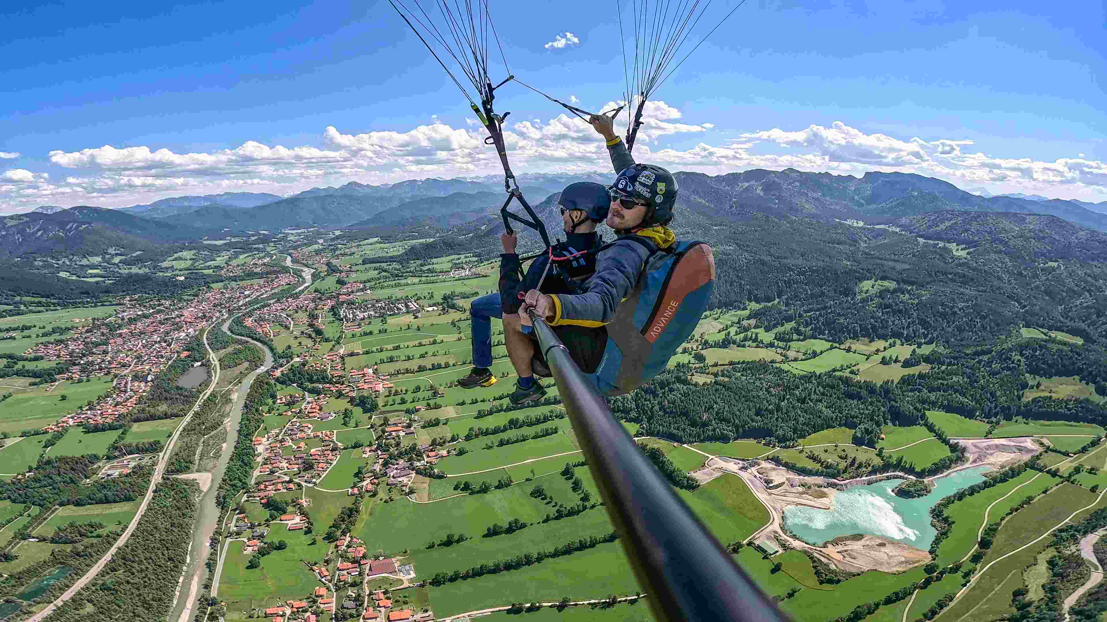 Tandem Paragliding Brauneck - Gleitschirmfliegen